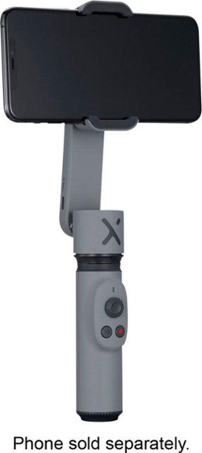 Angle Zoom. Zhiyun - Smooth-X Compact Folding and Extendable 2-Axis Stabilizer for Smartphones - Gray.