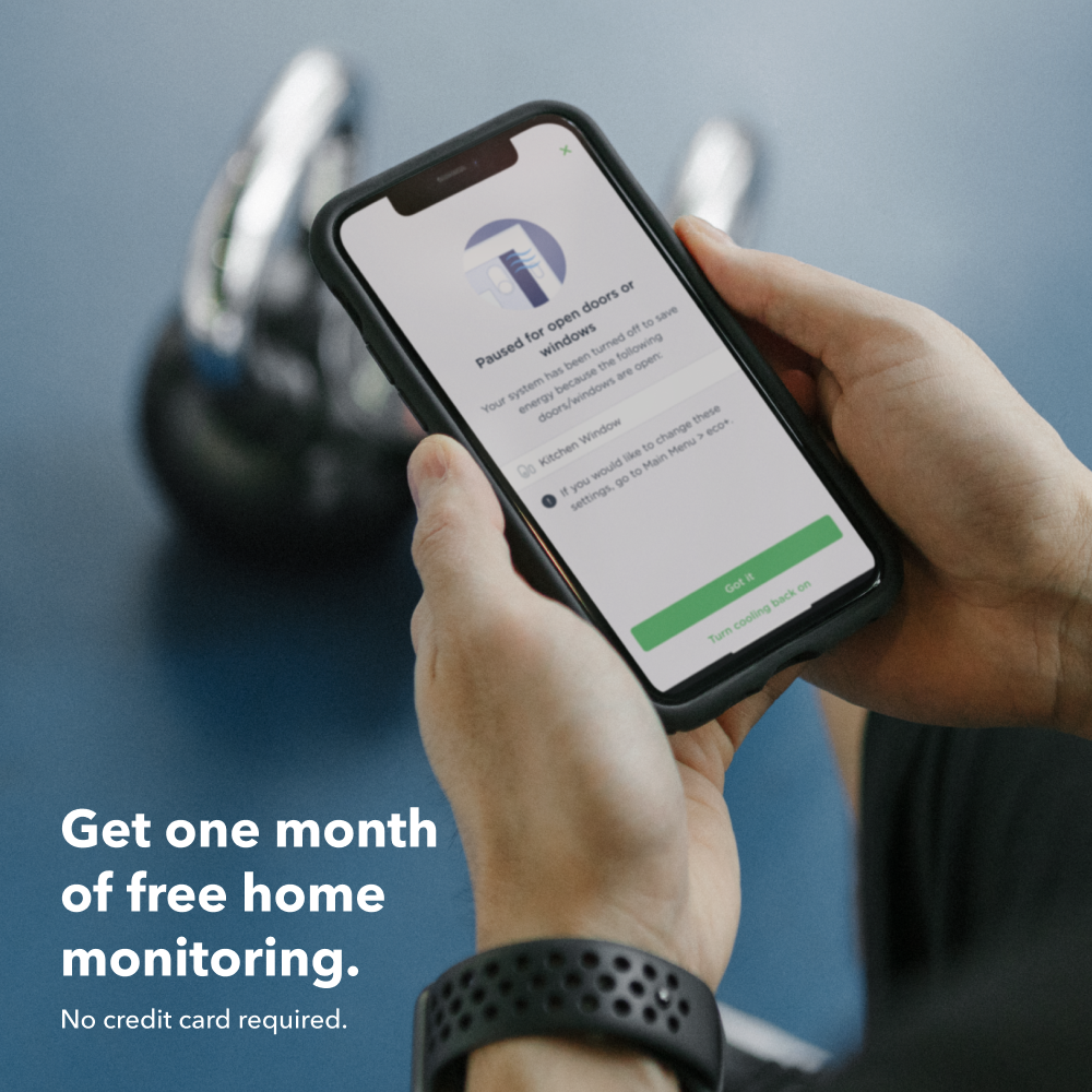 Get one month of free home monitoring. No credit card required.