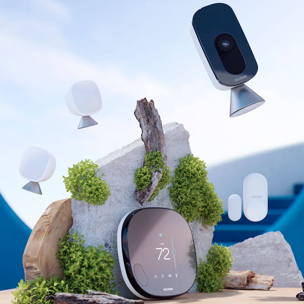 Alt View 15. ecobee - SmartSensor for Doors and Windows (2-Pack) - White.