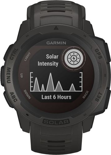 Garmin Instinct® Solar Rugged GPS Smartwatch 45mm Graphite - Graphite