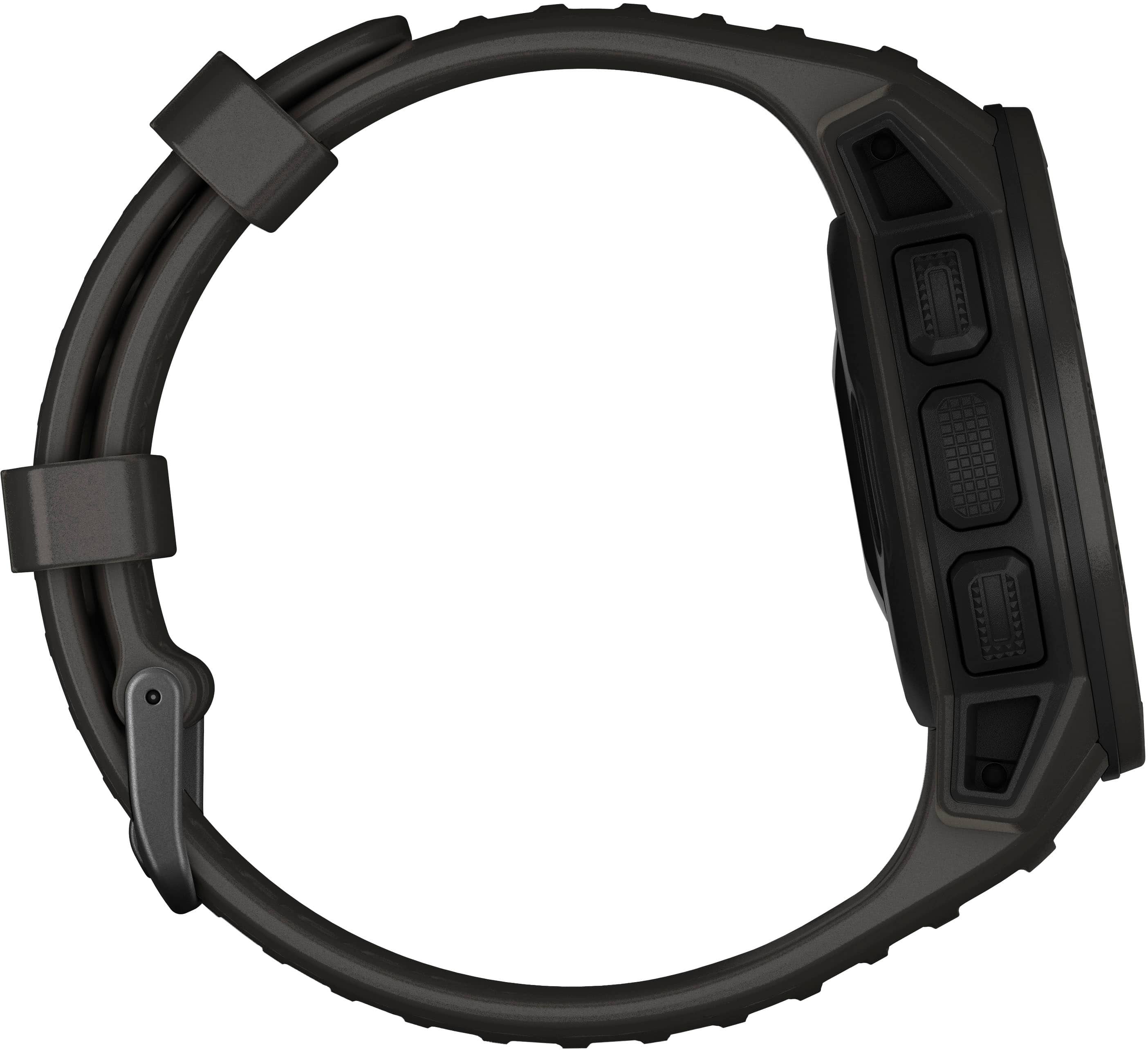 Alt View 1. Garmin - Instinct Solar Smartwatch 45mm Fiber-Reinforced Polymer - Graphite.