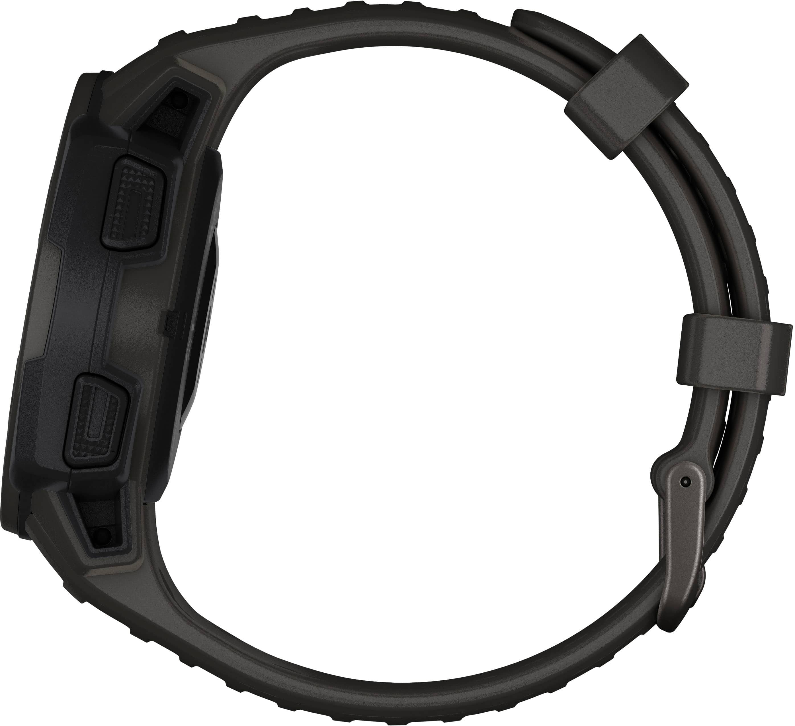 Alt View 2. Garmin - Instinct Solar Smartwatch 45mm Fiber-Reinforced Polymer - Graphite.