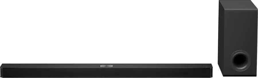 Alt View 5. LG - 5.1.3-Channel S90TY Soundbar with Wireless Subwoofer, Dolby Atmos, WOW Orchestra - Black.