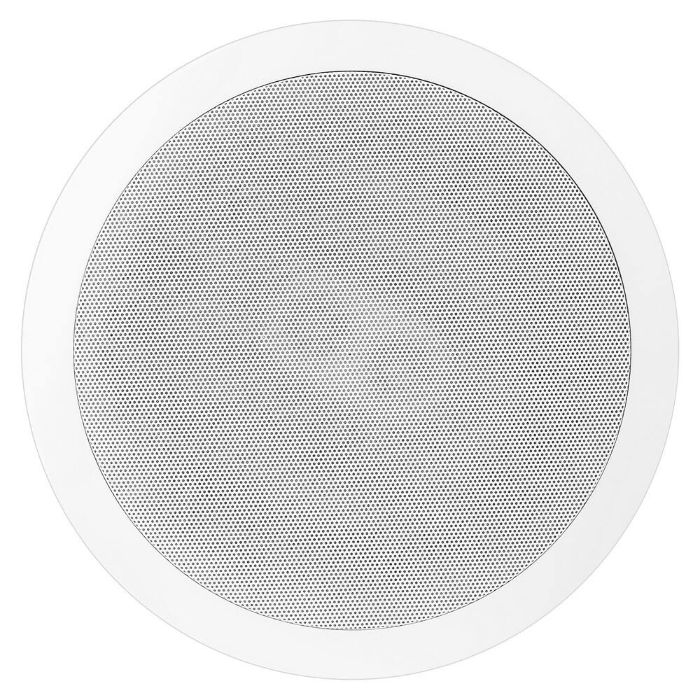 Back. OSD Audio - 8" 150W Weather-Resistant Indoor/Outdoor Dual Voice Coil Stereo In-Ceiling Speaker (Single) - ICE800TTWRS - White.