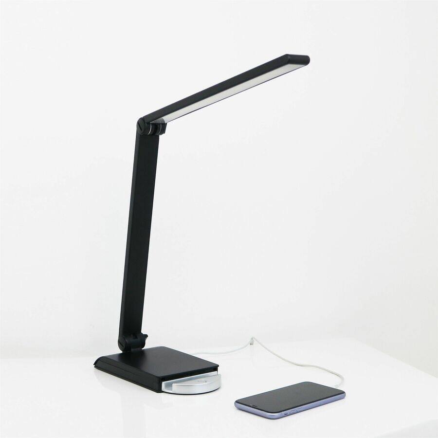 Left. Lorell - Lorell 8 watt SMD LED Task Light  8 W LED Bulb USB Charging.