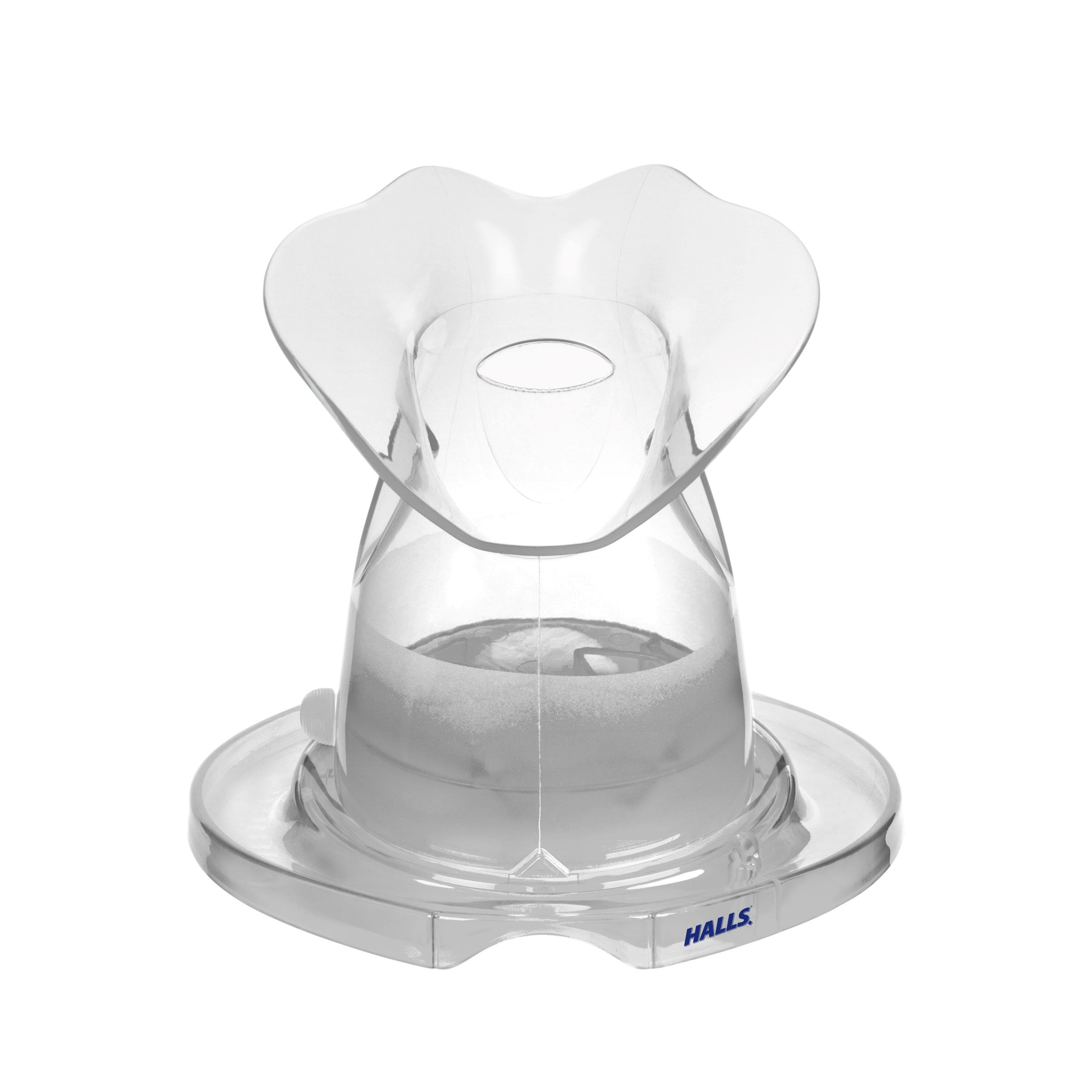 Alt View 1. CRANE - HALLS® 2-in-1 0.5 Gal. Warm Mist Humidifier & Steam Inhaler - White.