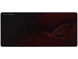 ASUS - NC08 ROG Scabbard II Mouse Pad, Nano Tech, Water/Oil/Dust-Repellent - Black