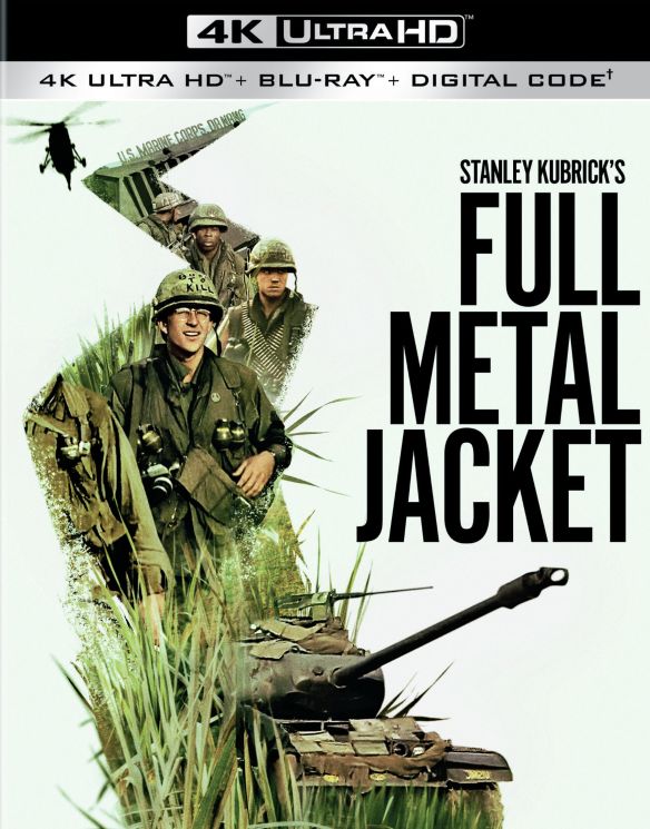 Full Metal Jacket [Includes Digital Copy] [4K Ultra HD Blu-ray/Blu-ray] [1987]