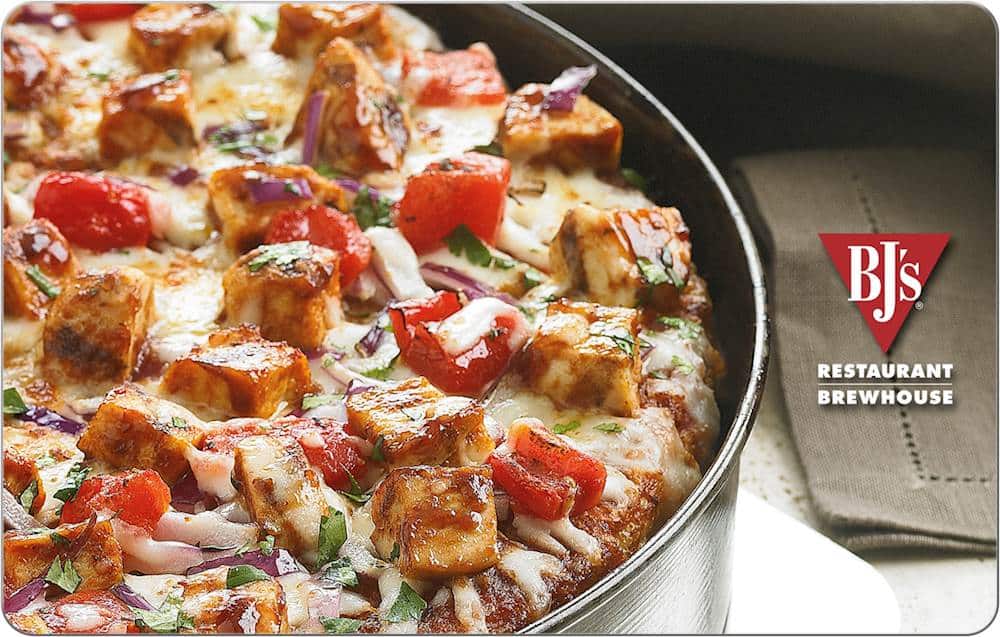 Front. BJs Restaurants - $25 Gift Card.