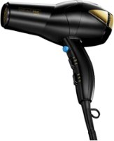 Conair - InfinitiPRO Gold Hair Dryer - Black & Gold - Front_Zoom