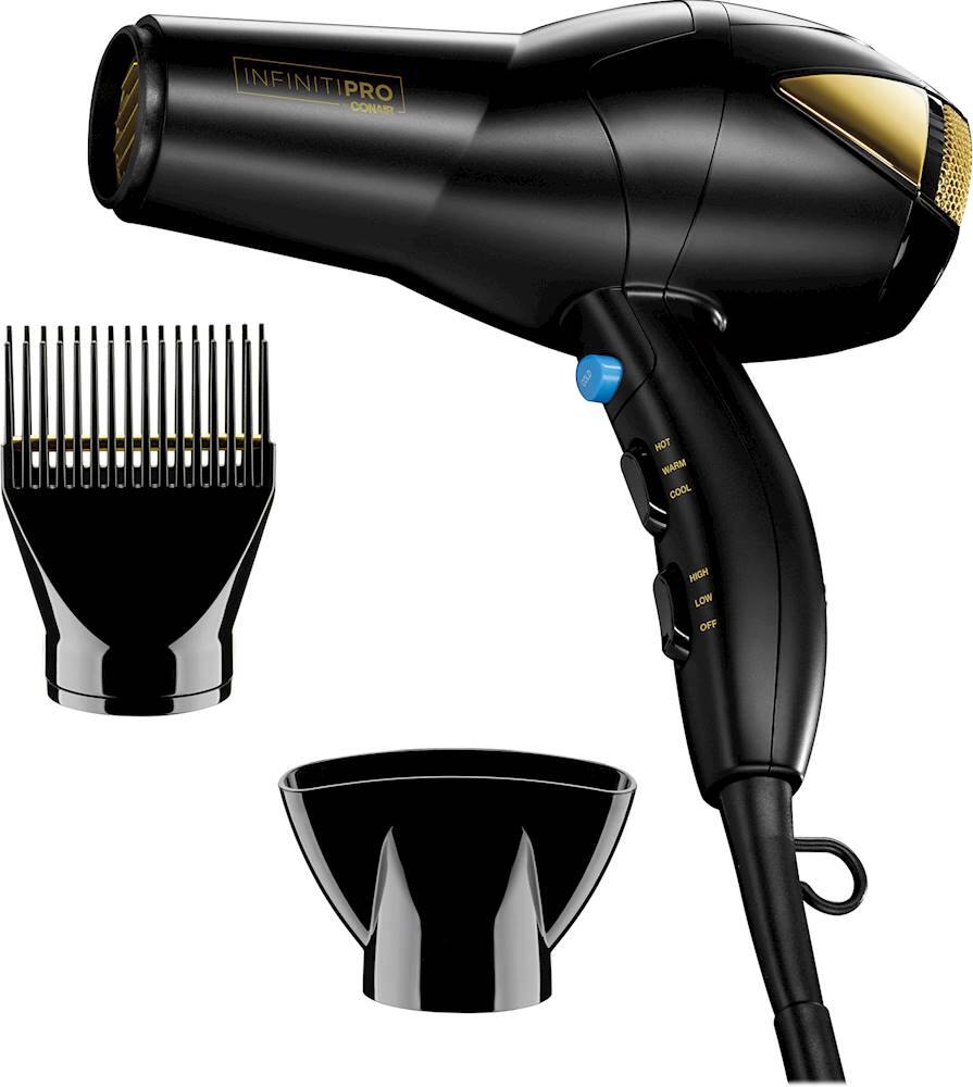 gold hair dryer