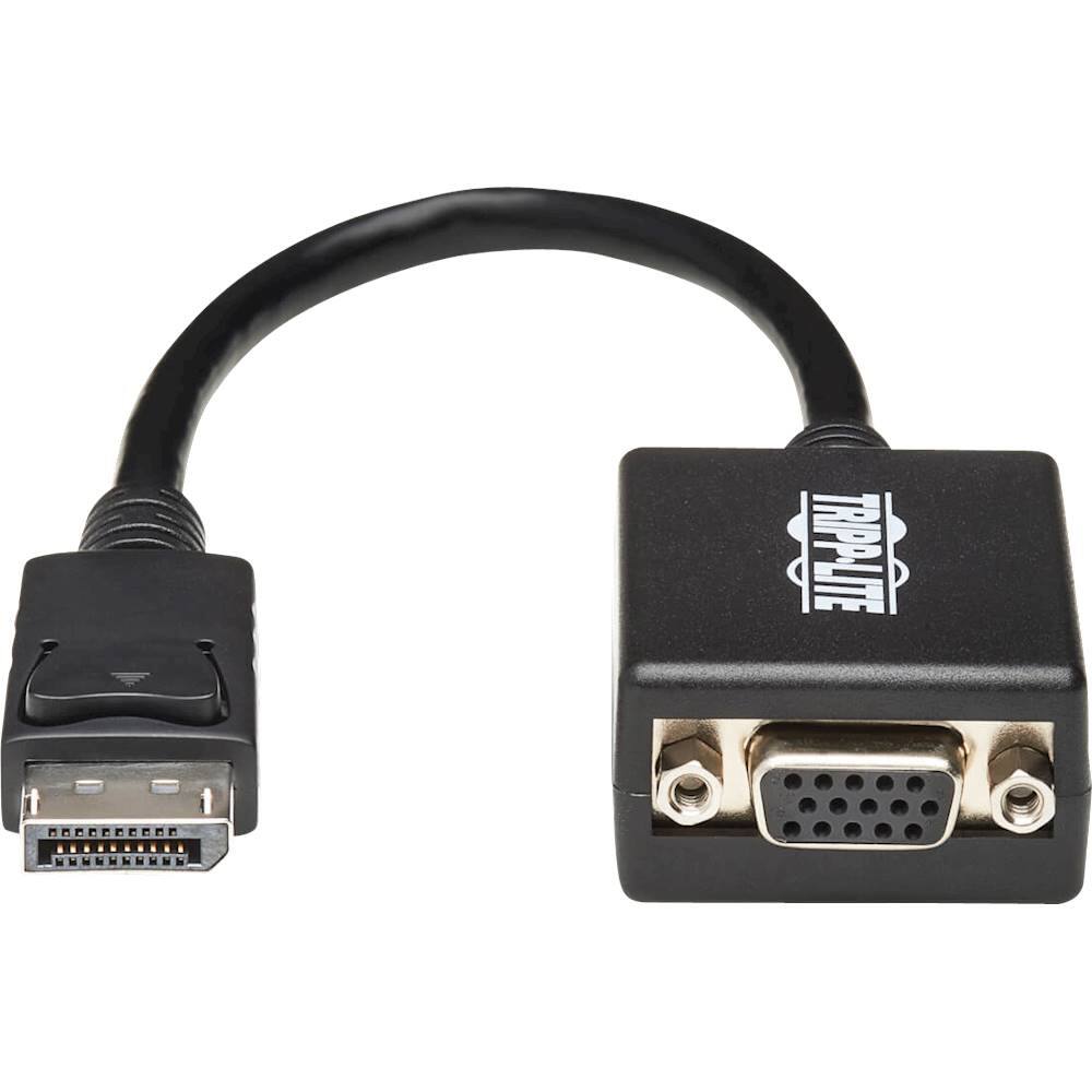 Front. Tripp Lite - 6" Display Adapter - Black.