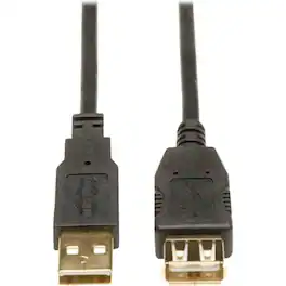 Tripp Lite - 6' USB Type A-to-USB Type A Cable - Black