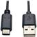 Front. Tripp Lite - 6' USB Type C-to-USB Type A Cable - Black.