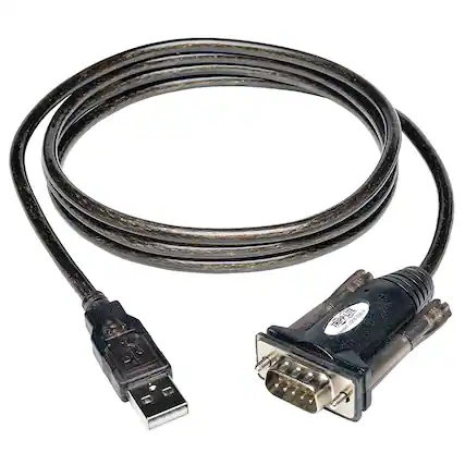 Alt View 11. Tripp Lite - Serial Adapter - Black.