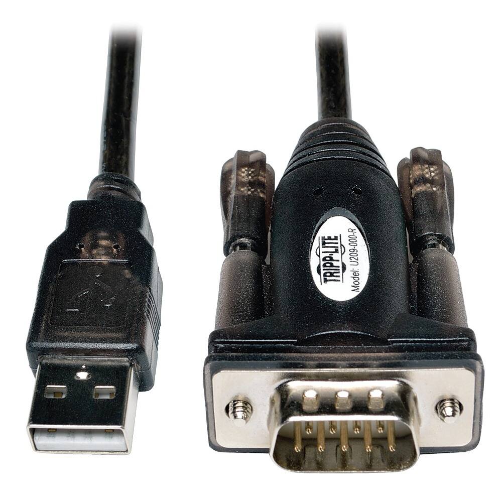 Alt View 12. Tripp Lite - Serial Adapter - Black.