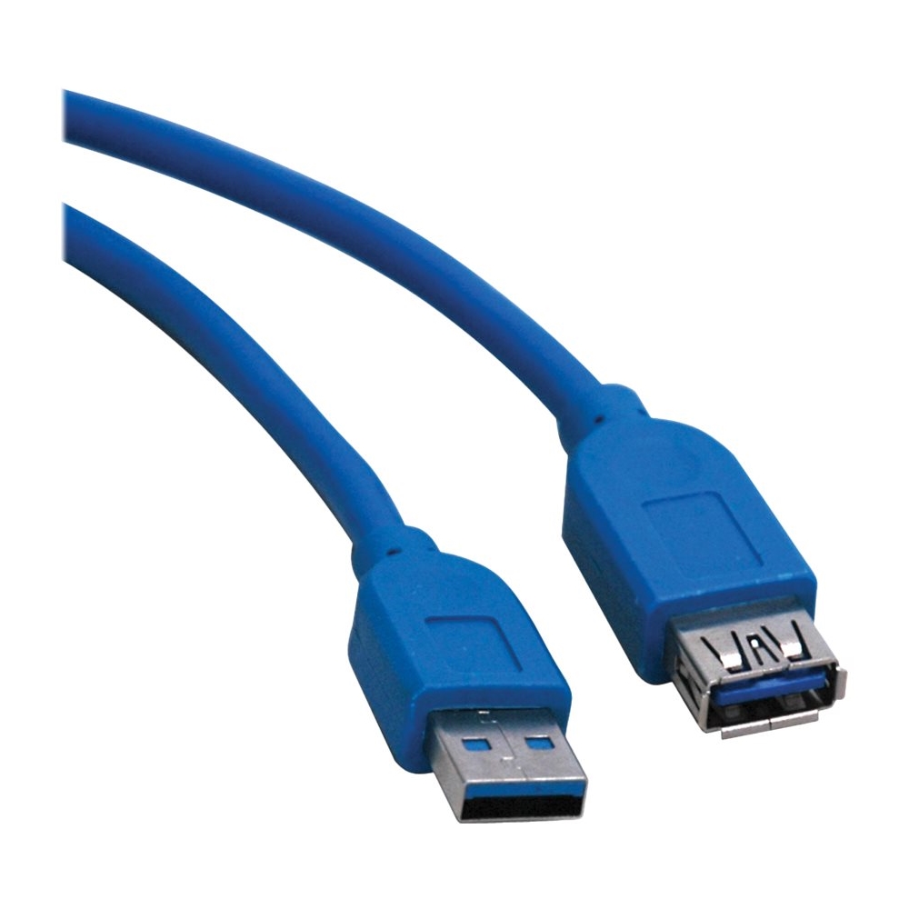 Angle View: Tripp Lite - 6' USB Type A-to-USB Type A Cable - Blue