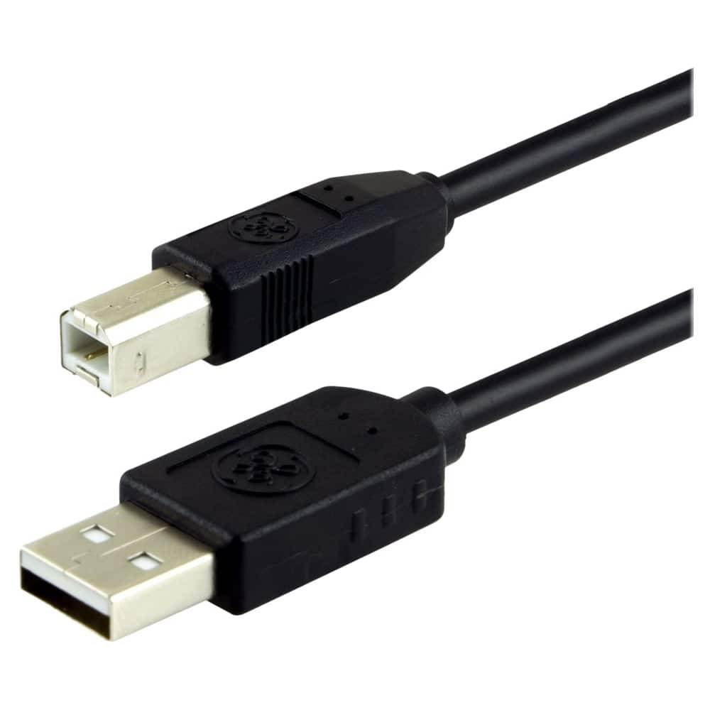 Best Buy: GE 6' USB Type A-to-USB Type B Cable Black 33760