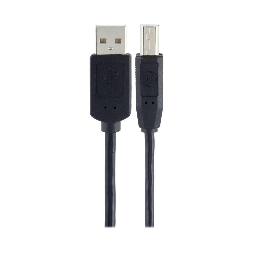 Alt View 12. GE - 6' USB Type A-to-USB Type B Cable - Black.