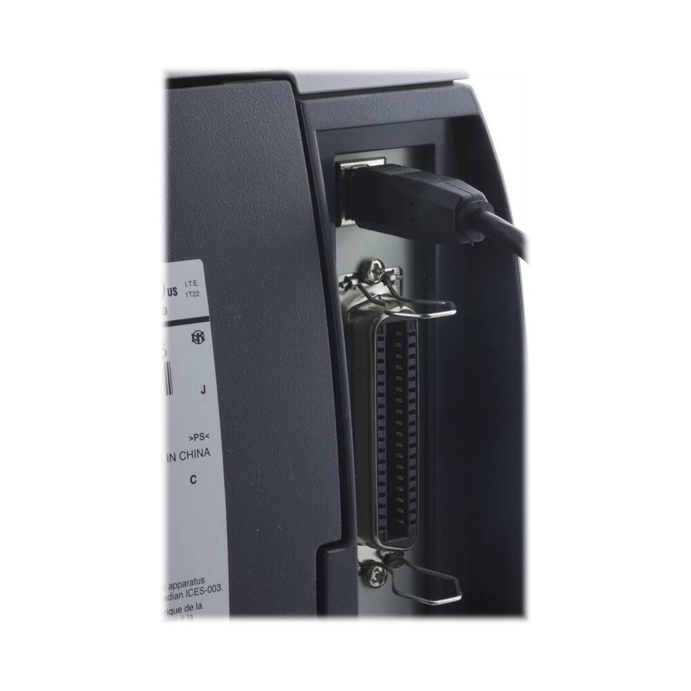 Left. GE - 6' USB Type A-to-USB Type B Cable - Black.