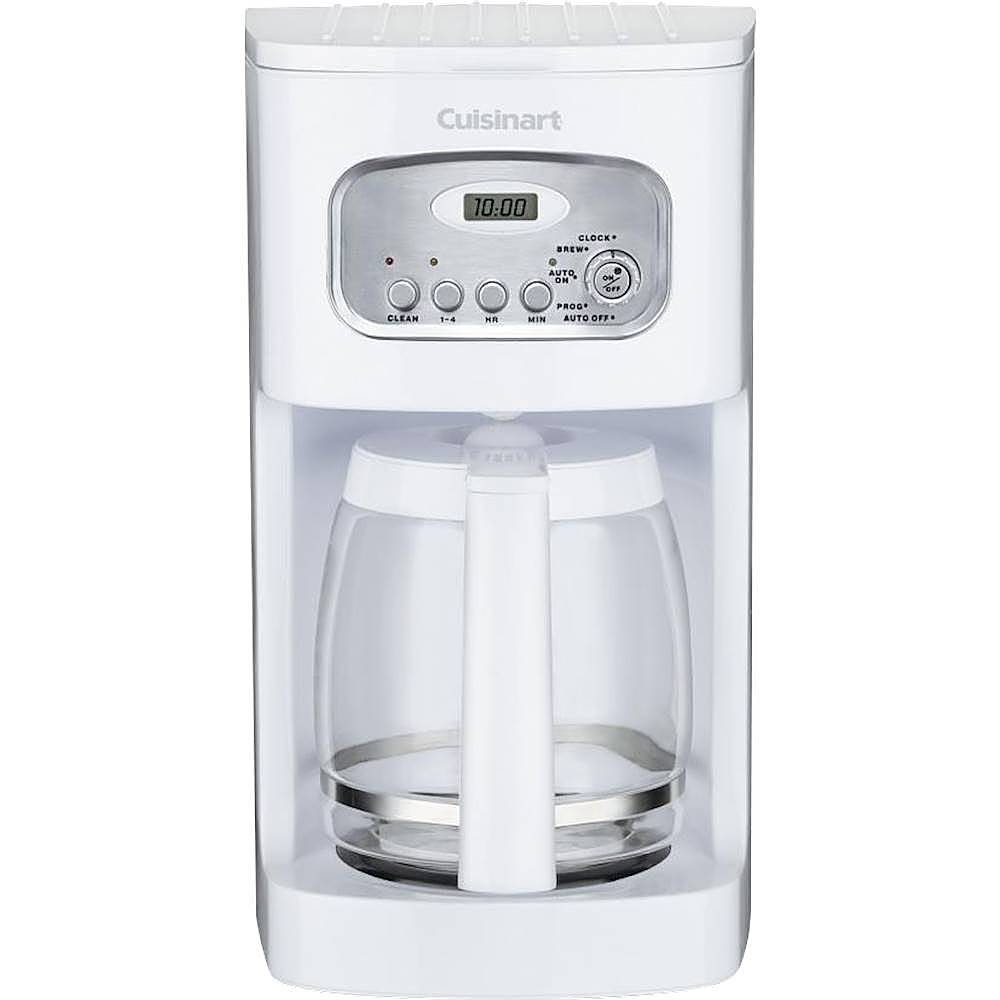 Best Buy Cuisinart 12Cup Coffee Maker with Water Filtration White DCC