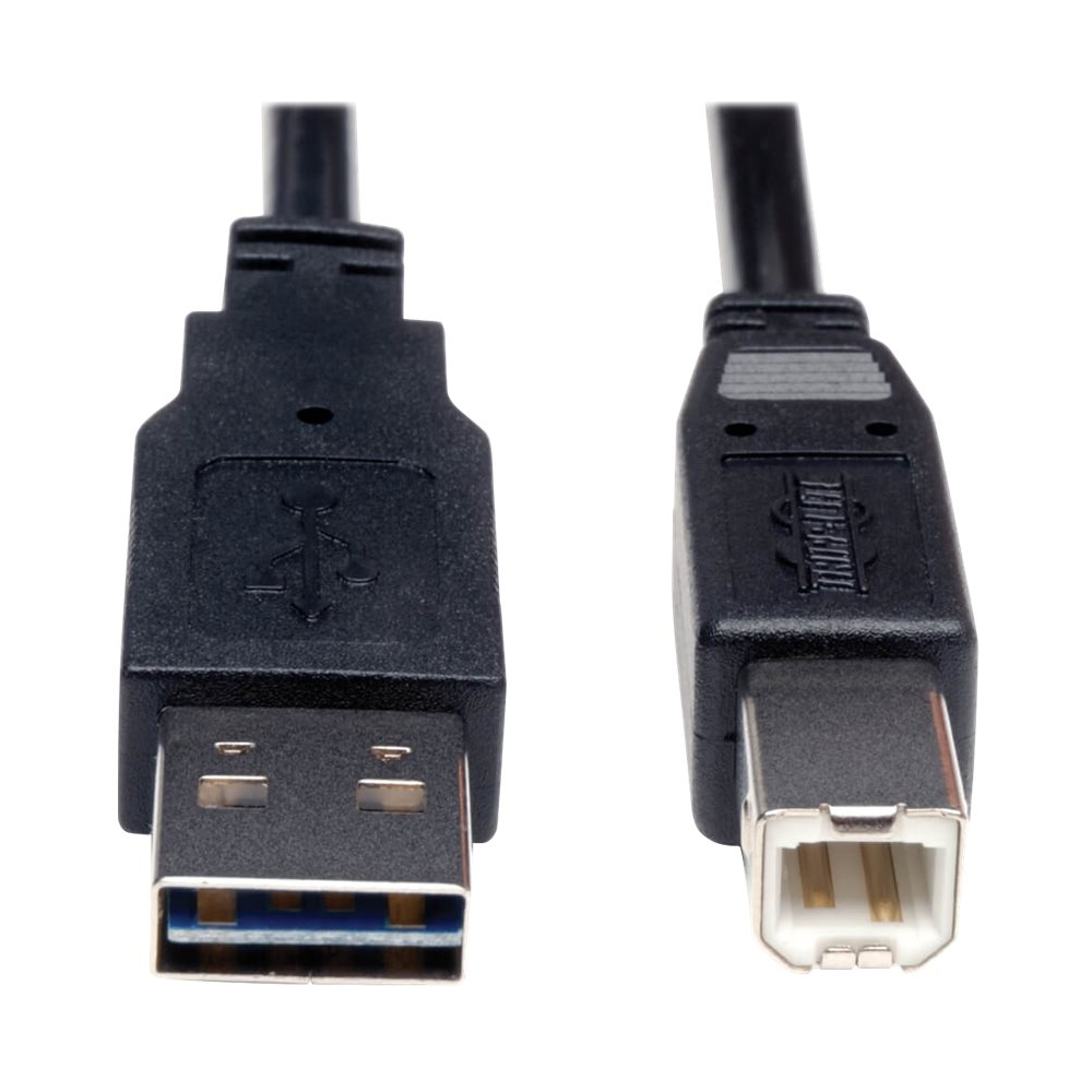Angle View: Tripp Lite - 6' USB Type B-to-USB Type A Cable - Black