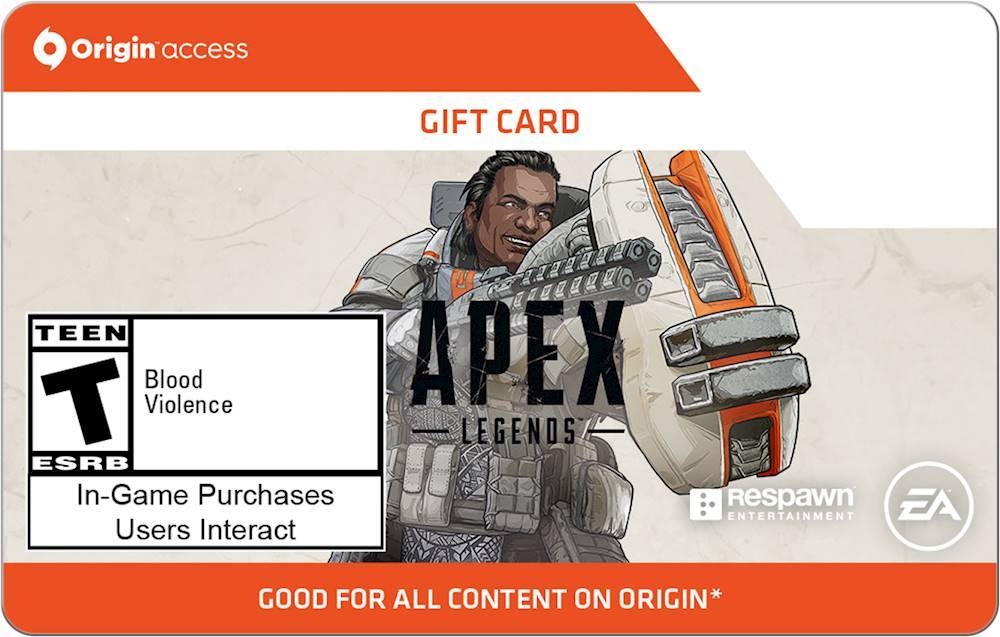 - $20 EA APEX [Digital] Origin ORIGIN Apex ACCESS Arts Electronic Wallet Code $20 DIGI Buy Best