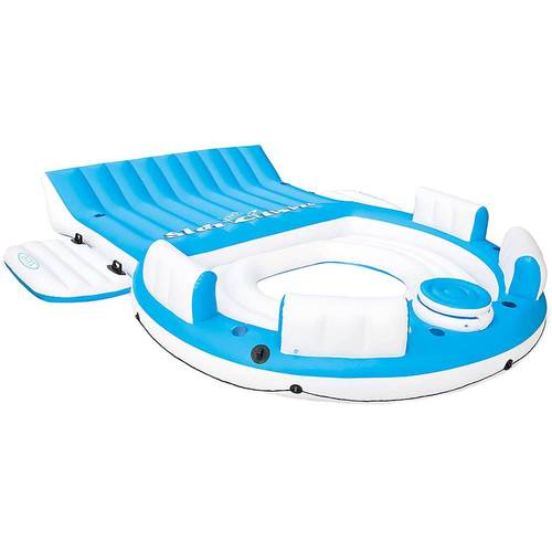 Intex - Floating Lounge - Blue/White was $139.99 now $99.99 (29.0% off)