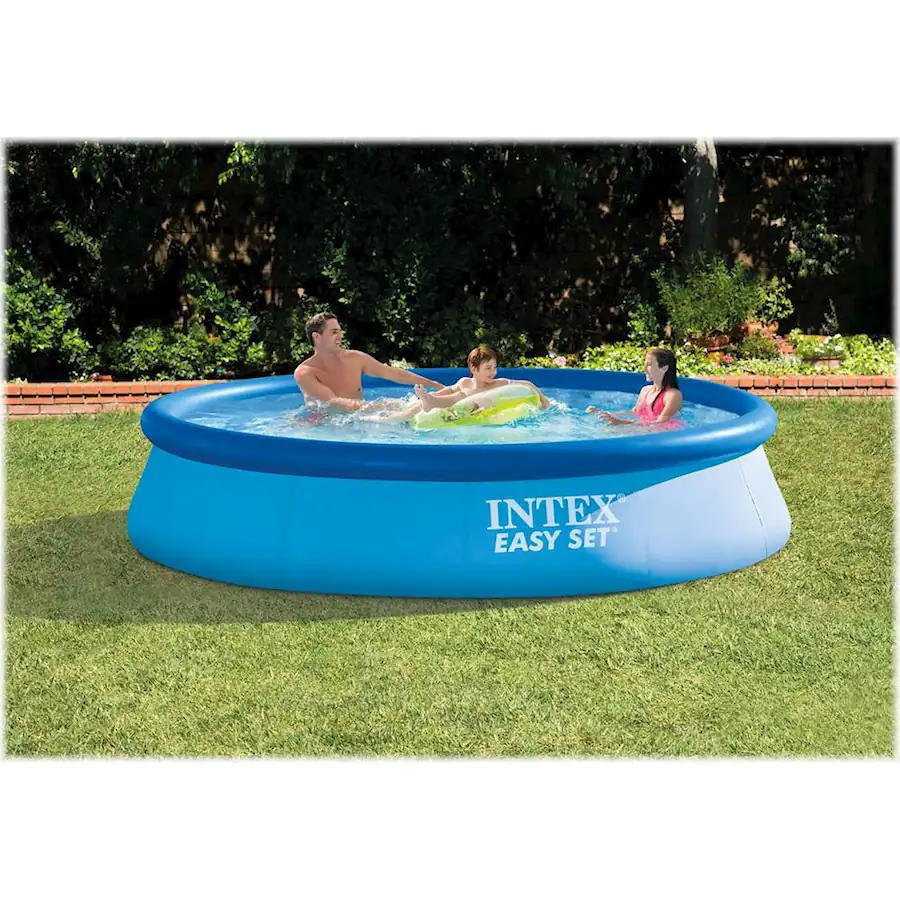 Blue Inflatable Intex Small Logo Intex Inflatable Pool Blue 28131EH - Best Buy