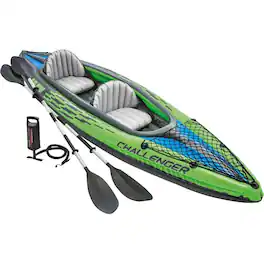 Intex - Challenger K2 Kayak - Green