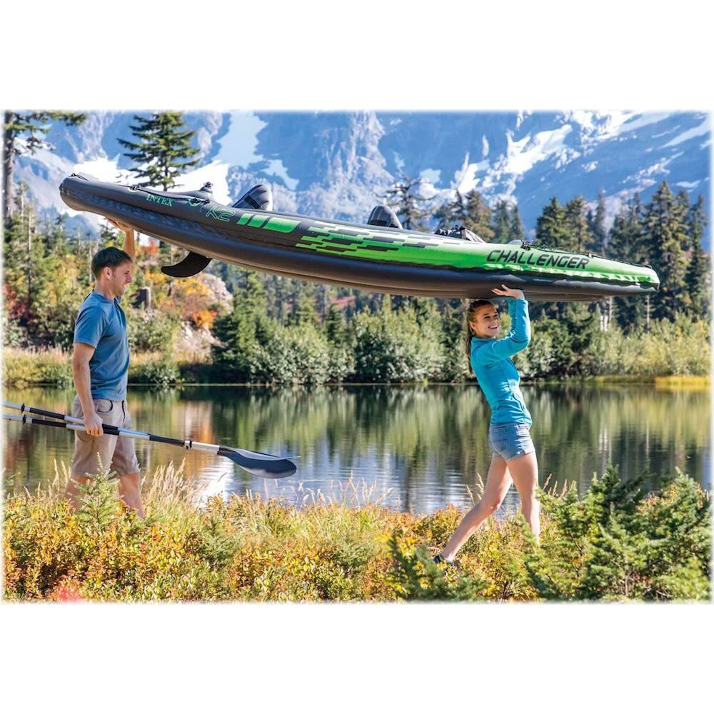 Alt View 12. Intex - Challenger K2 Kayak - Green.