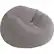 Angle. Intex - Beanless Bag Chair - Gray.