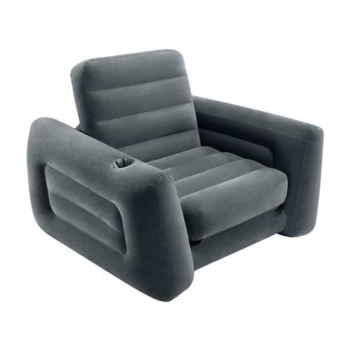 UPC 078257665518 product image for Intex - Pull-Out Inflatable Chair - Charcoal Gray | upcitemdb.com