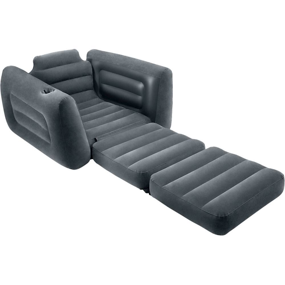Alt View 11. Intex - Pull-Out Inflatable Chair - Charcoal Gray.