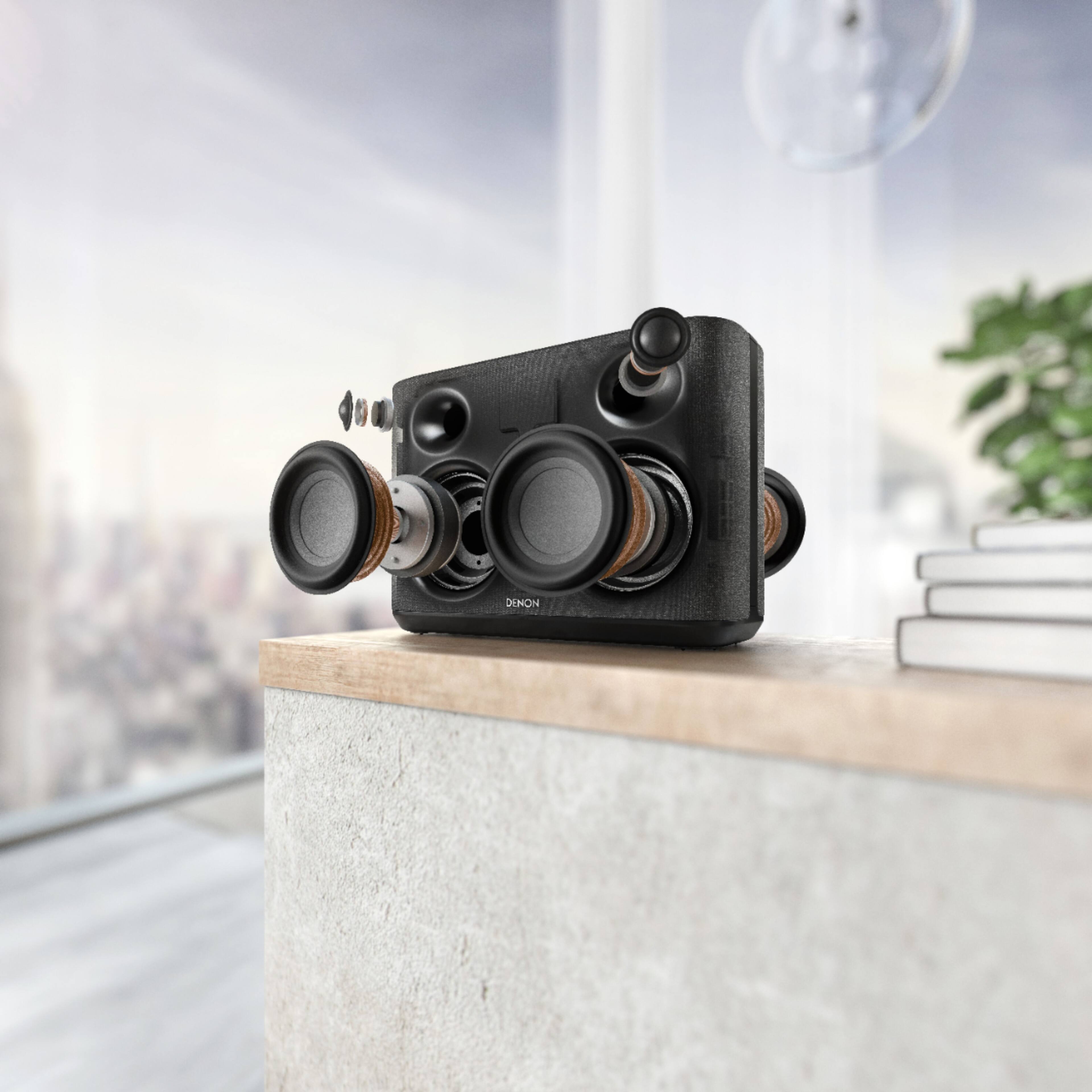 Alt View 15. Denon - Home 250 Wireless Speaker with HEOS Built-in AirPlay 2 and Bluetooth - Black.