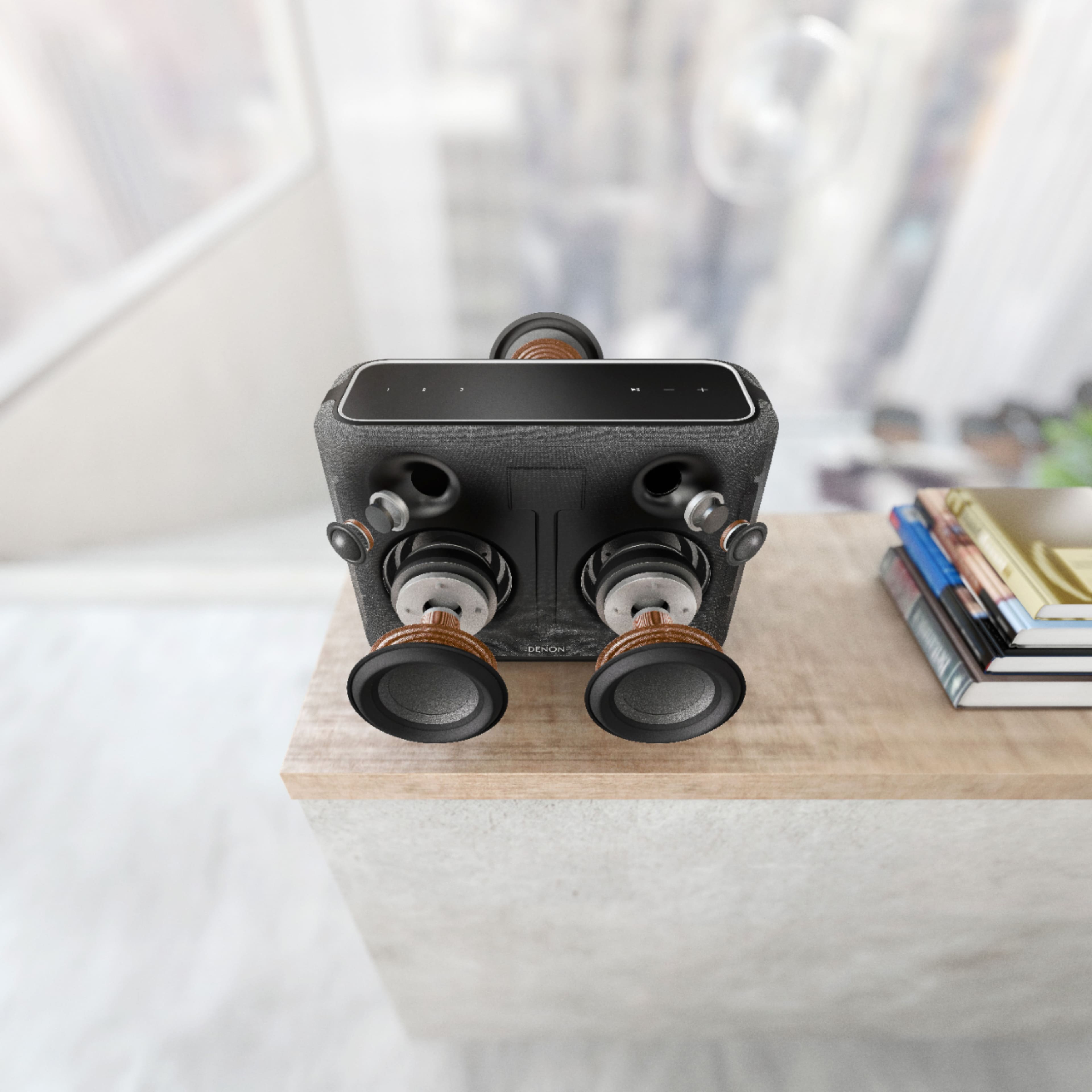 Alt View 16. Denon - Home 250 Wireless Speaker with HEOS Built-in AirPlay 2 and Bluetooth - Black.