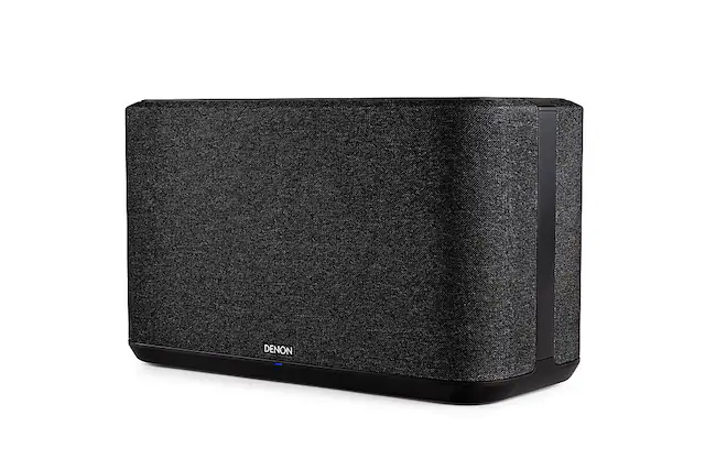 Front. Denon - Home 350 Wireless Speaker with HEOS Built-in AirPlay 2 and Bluetooth - Black.