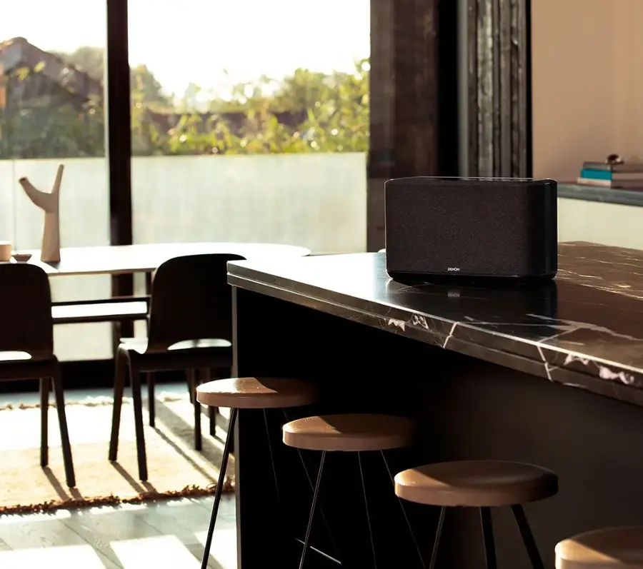 Alt View 12. Denon - Home 350 Wireless Speaker with HEOS Built-in AirPlay 2 and Bluetooth - Black.