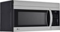 Angle Zoom. LG - 1.7 Cu. Ft. Over-the-Range Microwave with EasyClean - Stainless steel.