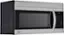 Angle. LG - 1.7 Cu. Ft. Over-the-Range Microwave with EasyClean - Stainless Steel.