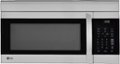 Front Zoom. LG - 1.7 Cu. Ft. Over-the-Range Microwave with EasyClean - Stainless steel.