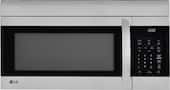 LG - 1.7 Cu. Ft. Over-the-Range Microwave with EasyClean - Stainless Steel