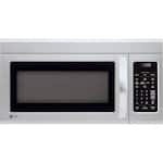 LG - 1.8 Cu. Ft. Over-the-Range Microwave with Sensor Cooking - PrintProof Stainless Steel - Front_Standard