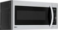 Angle Zoom. LG - 2.0 Cu. Ft. Over-the-Range Microwave with Sensor Cooking - Stainless steel.