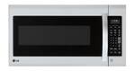 LG - 2.0 Cu. Ft. Over-the-Range Microwave with Sensor Cooking - Stainless steel - Front_Standard