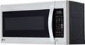 Left Zoom. LG - 2.0 Cu. Ft. Over-the-Range Microwave with Sensor Cooking - Stainless steel.