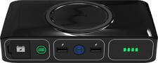 mophie - Powerstation Go Wireless Portable Car Jump Starter with AC Outlet and Wireless Charging - Onyx