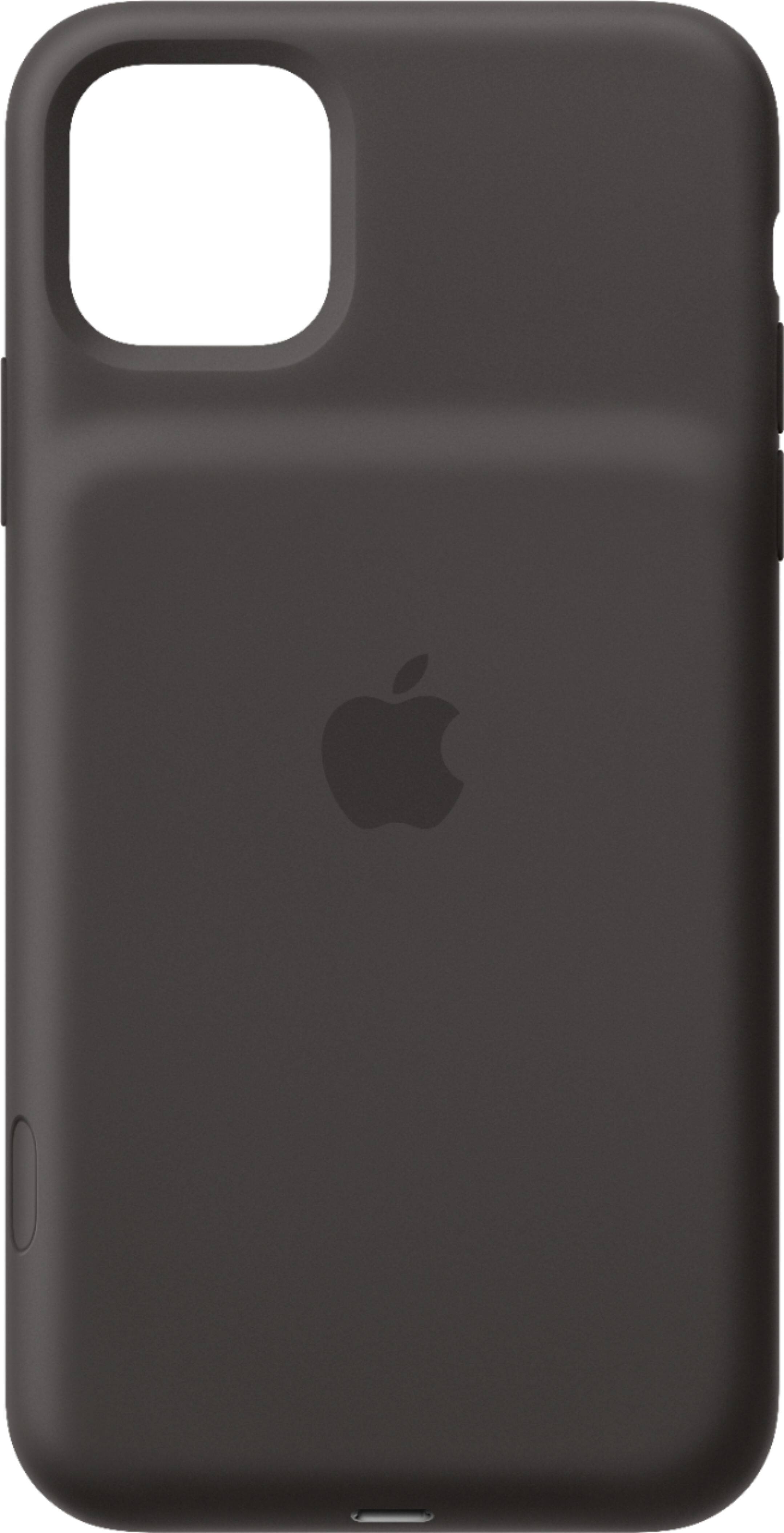 Alt View 12. Apple - Geek Squad Certified Refurbished iPhone 11 Pro Max Smart Battery Case - Black.