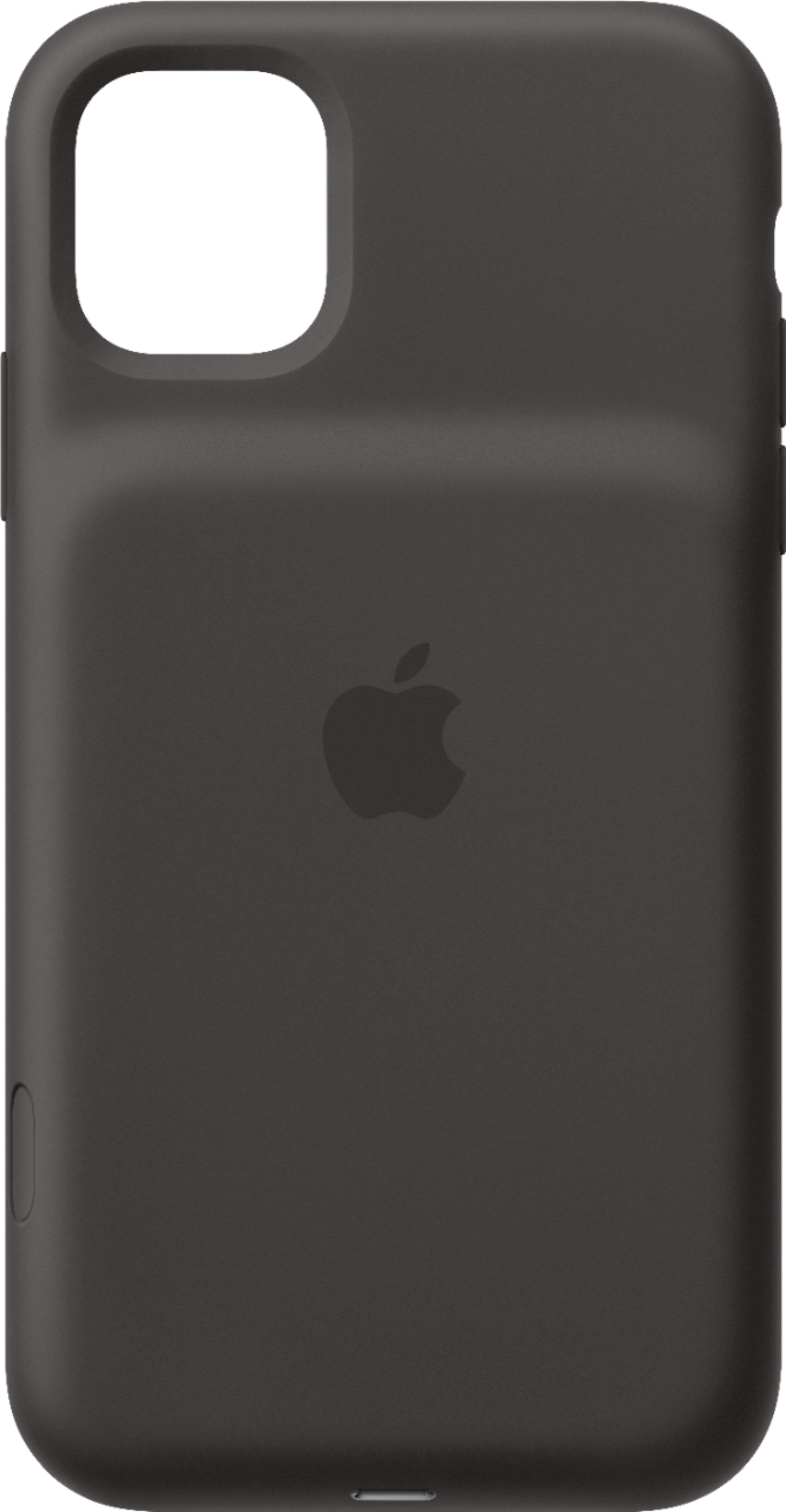 Alt View 12. Apple - Geek Squad Certified Refurbished iPhone 11 Smart Battery Case - Black.