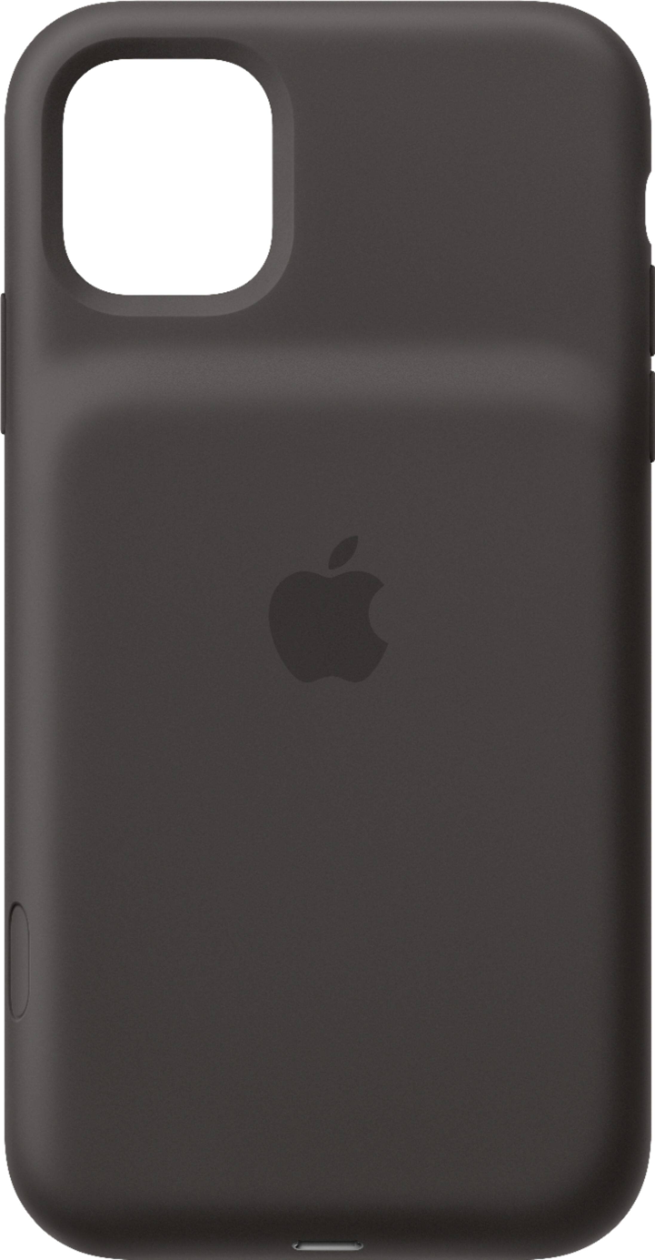 Alt View 12. Apple - Geek Squad Certified Refurbished iPhone 11 Smart Battery Case - Black.
